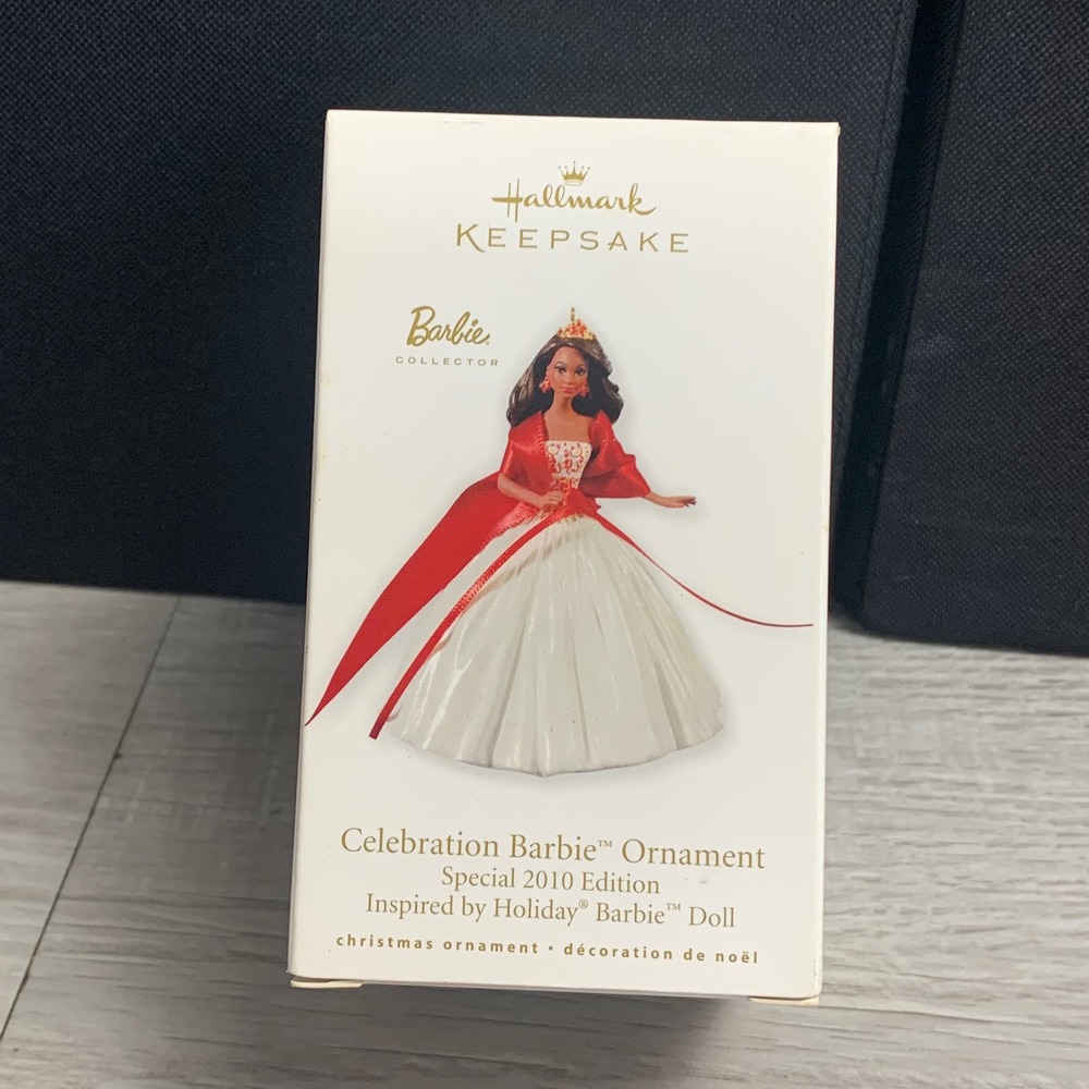 Hallmark Keepsake Celebration Barbie Ornament 2010 Special Edition Holiday Doll